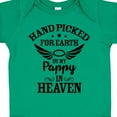 thumbnail image 4 of Inktastic Handpicked for Earth by My Pappy in Heaven with Angel Wings Boys or Girls Baby Bodysuit, 4 of 5