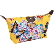 Riah Fashion Butterfly Print Cosmetic Bag