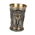 thumbnail image 2 of Copa de vino de 30 ml con relieve decorativo para el hogar. oro, 2 of 9