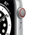 thumbnail image 2 of Apple Watch Series 6 GPS + Cellular, 44mm Silver Aluminum Case with White Sport Band - Regular, 2 of 8