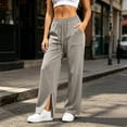 thumbnail image 4 of AloohaidyvioNo Boundaries Womens Wide Leg Fleece Lined Sweatpants Fall Winter Casual Sweat Pants with Pockets, 4 of 9
