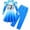Blue with Pant, variant on Wonderland Costume Dress, Assorted Red Blue Gradient Long Sleeve Fantasy Halloween Cosplay Party Outfit