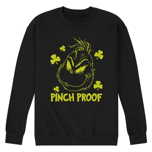 The Grinch - Pinch Proof - Men's Crew Neck Fleece Pullover