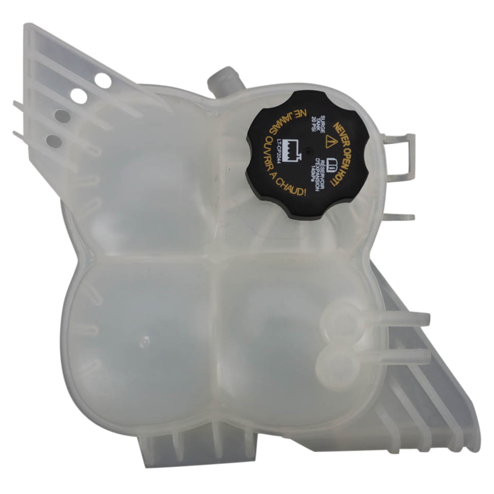 TRQ Radiator Coolant Reservoir Expansion Tank Overflow Bottle Compatible with 2015-2022 Chevrolet Colorado GMC Canyon GM3014186