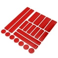 thumbnail image 4 of Unique Bargains 21 Pcs Autocollants Réfléchissants Rouges Bande d'Avertissement de Sécurité pour Voitures Camions Vélos Motos, 4 of 6