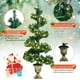 thumbnail image 3 of Costway 120 cm Árbol de Navidad Helicoidal Artificial de Espiral Iluminado con 150 Luces LED con Base Planta Falsa Decorativa Festiva, 3 of 7