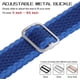 thumbnail image 4 of Stretchy Solo Loop Strap Compatible with Apple Watch Band 45mm 44mm 42mm, Adjustable Elastic Nylon Braided Sport Wristbands for iWatch Series 7 6 5 4, 4 of 4