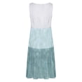 thumbnail image 5 of Vestido HUOGUO, estampado de moda para mujer, vacaciones y verano, sin mangas, 5 of 5