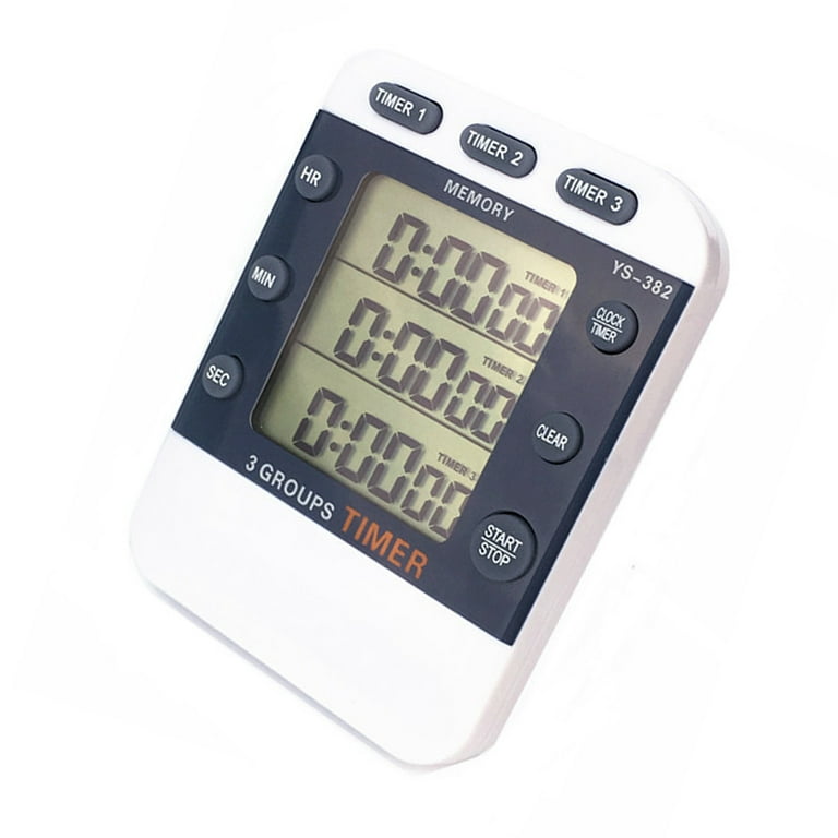 Digital 3 in 1 Countdown Timer 3 Channel Timer