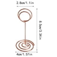 thumbnail image 2 of 10 Pieces Table Number Stand Round Shape Metal Convenient Card Holder Centerpieces Paper Clamp Wedding Decoration Tabletop Decor type1, 2 of 6