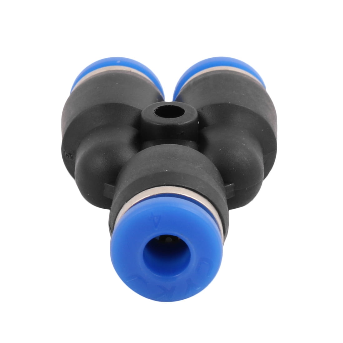 Unique Bargains 20Pcs 4mm Dia Y Type 3 Ways Tube Hose Pneumatic Air Fitting