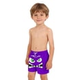 thumbnail image 5 of Babcutegg Kids Printed Swim Trunks with Pockets – Elastic Waistband, Drawstring Closure, Casual Beach and Pool Short for Warm Weather Activities Purple Size 14-15, 5 of 9