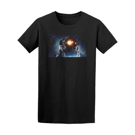 Astronaut In Outer Space Tee Men's -Image by Shutterstock