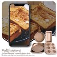 thumbnail image 2 of Tssuoun Oven Baking Pan Non-stick Coating Toast Bread Mold High Temperature Resistant Fried Beef Pastry Tray Home Bakery Baking Tool black Type 4, 2 of 8