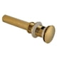 thumbnail image 1 of Up Basin Ranurados Lavabo Cromado Botón Pulsador Dorado, 1 of 9