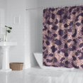 thumbnail image 2 of Purple and Pink Leopard Pattern Shower Curtain 72"x84" ,Bathroom Decorative Shower Curtains Set with 12 Hooks,Modern Waterproof Washable Shower Curtain, 2 of 6