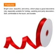 thumbnail image 3 of Uxcell Satin Ribbon Grosgrain Solid Silk Wedding Bouquet Ribbon for Valentine's Day Gift Wrapping Cake Box Bows Red-3/4" x 50 Yard, 3 of 7