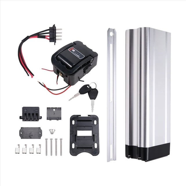 Caja de Batería para Bicicleta Eléctrica, Caja de Batería de Litio de 18650 Celdas, Caja de Batería para Bicicleta Eléctrica, Caja de Batería para Bicicleta Eléctrica de 36 V
