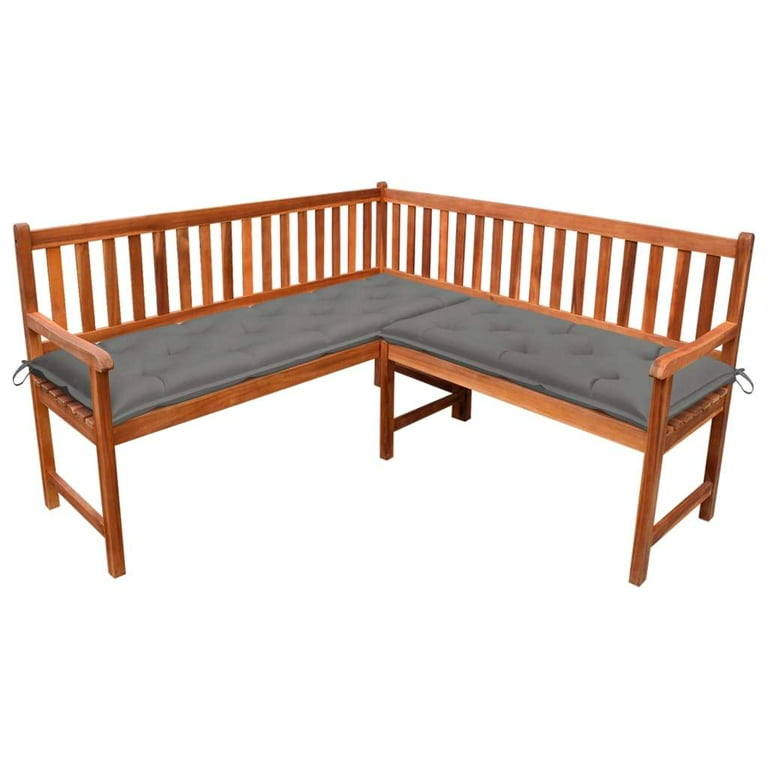 Vidaxl garden corner cheap bench acacia wood