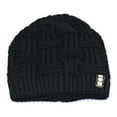 thumbnail image 1 of Tuques d'Hiver pour Hommes, Bonnet Tricoté, Bonnet Doux Uni, Tresse, Bonnet Chaud, 1 of 9