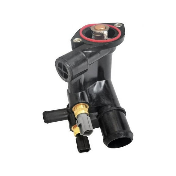 Engine Coolant Thermostat Housing Assembly - Compatible with 1998 - 2001 Mazda B2500 2.5L 4-Cylinder 1999 2000