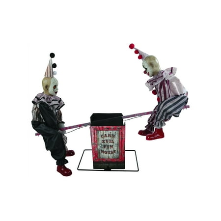 See Saw Clowns Animated Prop Halloween Decoration