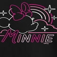 thumbnail image 3 of Disney - Minnie Mouse - Neon Rainbow & Clouds - Youth Long Sleeve Graphic T-Shirt, 3 of 5