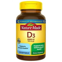 Nature Made Vitamin D3 2,000 IU LSG, 320 ct.