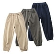 thumbnail image 2 of YTDSCS 3T-12T Boys Jogger Pants for Baby Kids Casual Pants Teen Athletic Elastic Waist Trousers Summer Breathable Sweatpants Pants, 2 of 10