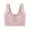 Pink, variant on Lace Wireless Bra for Women Full Coverage Push Up Comfort Sleep Bra Plus Size Seamless Bralette