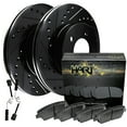 thumbnail image 1 of Hart Brakes Rear Brakes and Rotors Kit |Rear Brake Pads| Brake Rotors and Pads| Ceramic Brake Pads and Rotors - BHCR.35110.02, 1 of 7