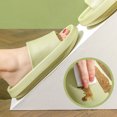 thumbnail image 4 of 1 pair Pillow Slippers for Women Non Slip Quick Drying Shower Slides Bathroom Sandals | Thick Sole, 4 of 5