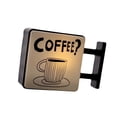 thumbnail image 4 of Milaget Fridge Magnets Light Sign LED Coffee Corner Sign for Entrance Garden Backyard style B, 4 of 6
