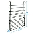 thumbnail image 5 of Simplify 10 Tier 50 Pair Shoe Organizer Rack in Black, 5 of 8