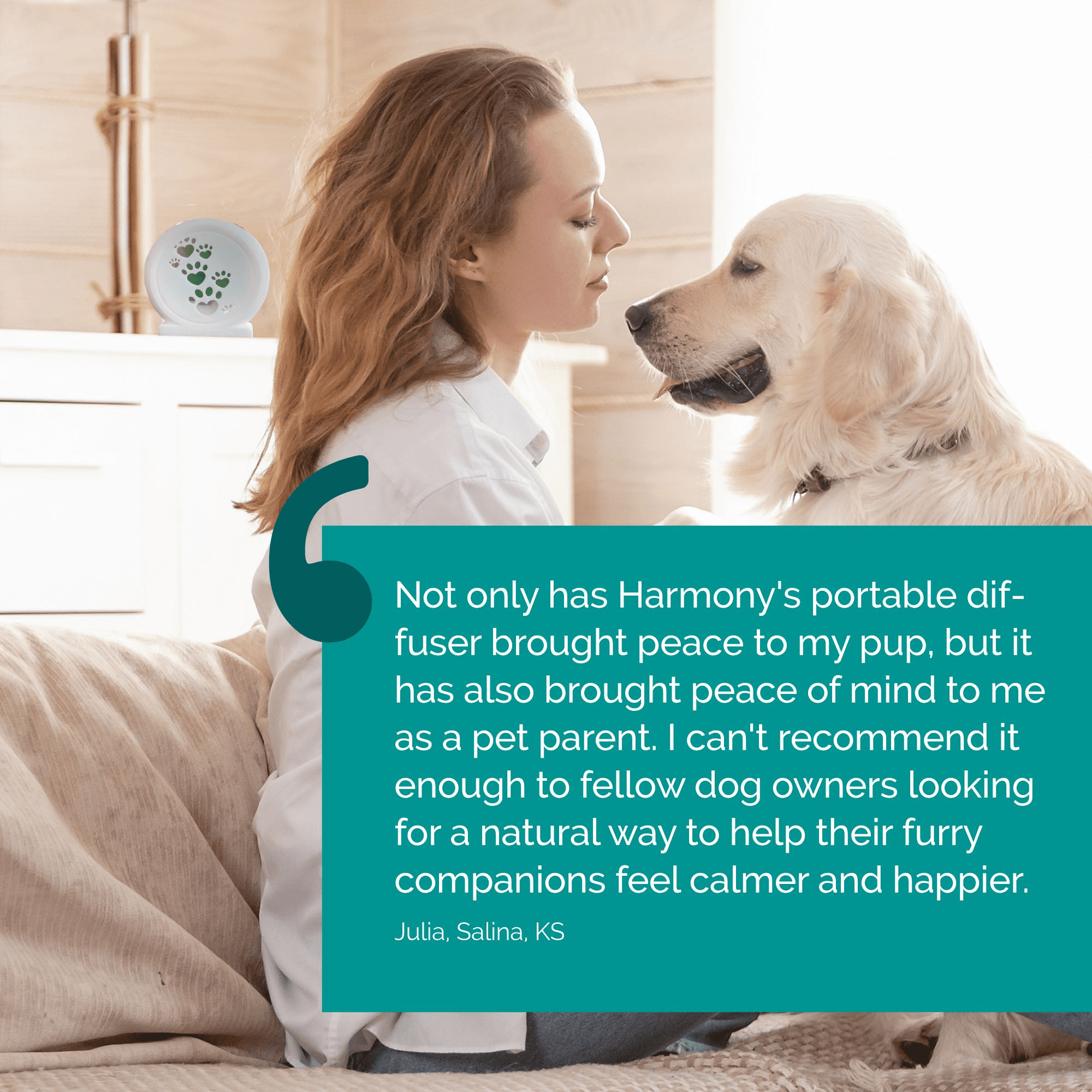 Vetality Harmony Pet Calming Home Diffuser Refills for Dogs 2ct