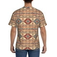 thumbnail image 3 of Bixox Men's Traditional Tribal Aztec Printed Short Sleeve Skinny Athletic T-Shirt, 3 of 6