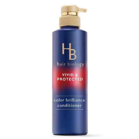 Revitalisant Hair Biology Biotin Color Brilliance sans sulfate avec biotine, prévient les dommages, pour cheveux rêches, gris, colorés 380ML