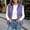 Purple, variant on Women's Stand Collar Zip Up Puffer Vest Sleeveless Lightweight Quilted Gilet with Pockets Casual Outerwear for Fall Winter