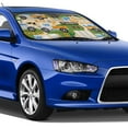 thumbnail image 4 of Balery Construction Machinery1 Windshield Sun Shade, Car Front Window Sunshade Cover ,Automotive Interior Portected Blocks Uv Rays For Car Pickup Truck Suv Accessories- Medium, 4 of 7