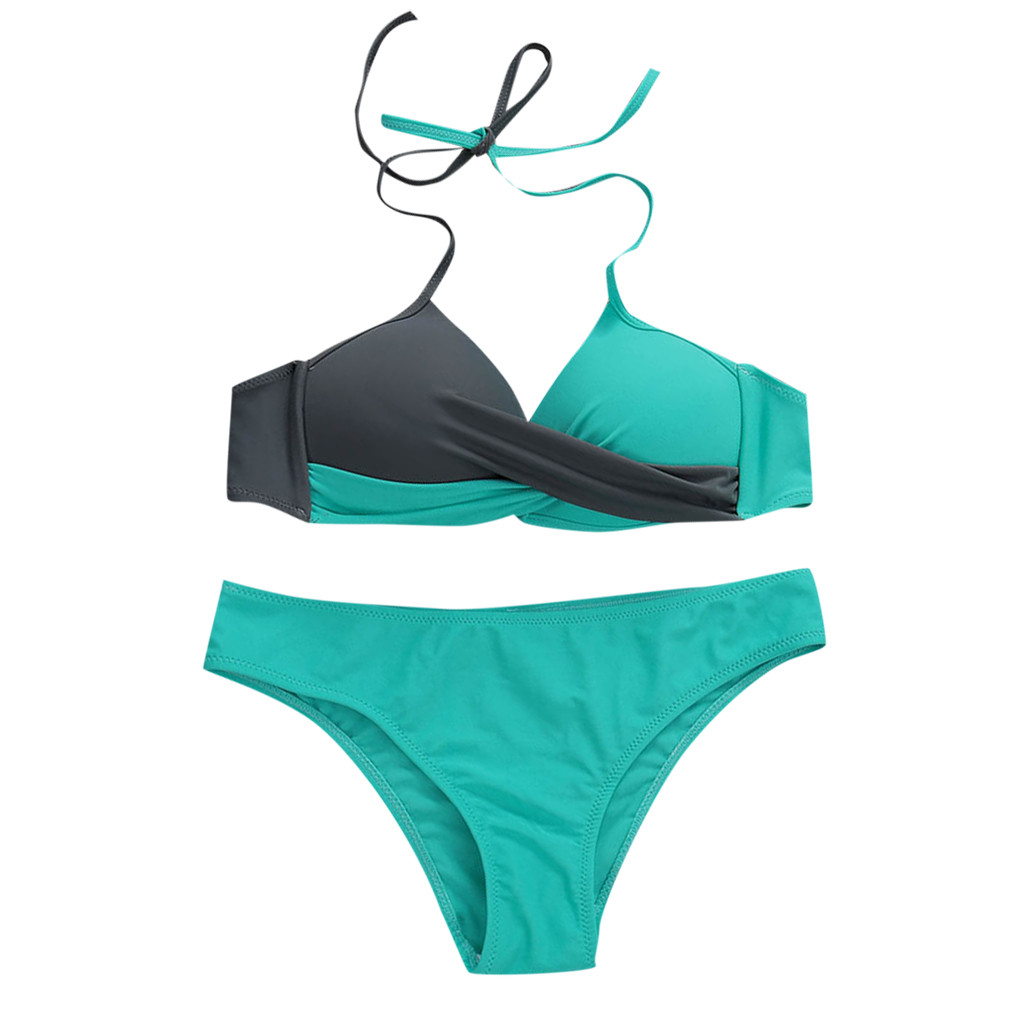 Mint Green Push-up Padded Balconette Bikini | All About The Beach