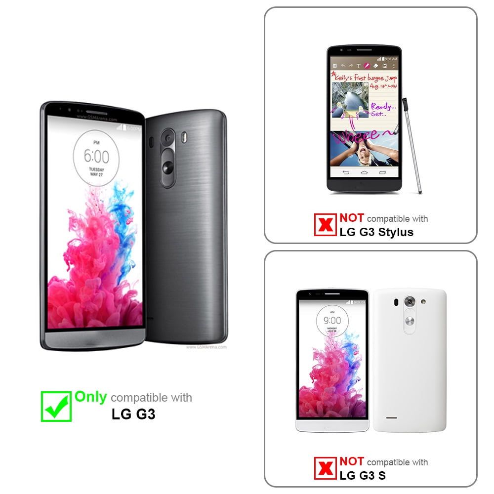 Cadorabo Tempered Glass for LG G3 Screen Screen Protection