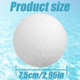 thumbnail image 2 of 4Pcs Reusable Scum Eliminating Sponge Balls, White Hot Tub Scum Eliminating Ball, Washable Floating Oil Absorbing Sponge Ball, Scum Balls for Hot Tub and Pool Maintenance, 2 of 5