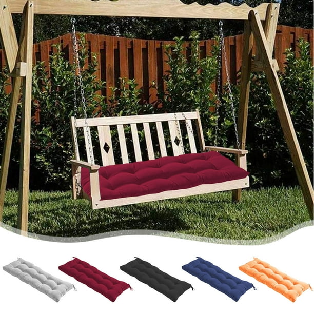 Xihbxyly Cojín de Exterior Impermeable, Suave Poliéster, Repuesto para Tumbona, Cómodo Mobiliario de Jardín, Fácil de Limpiar, Rojo, Azul y Naranja, 50 X 100 Cm.