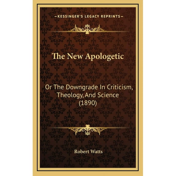 The New Apologetic (Hardcover)
