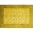 thumbnail image 1 of Ahgly Company Indoor Rectangle Persian Yellow Traditional Area Rugs, 2' x 4', 1 of 4