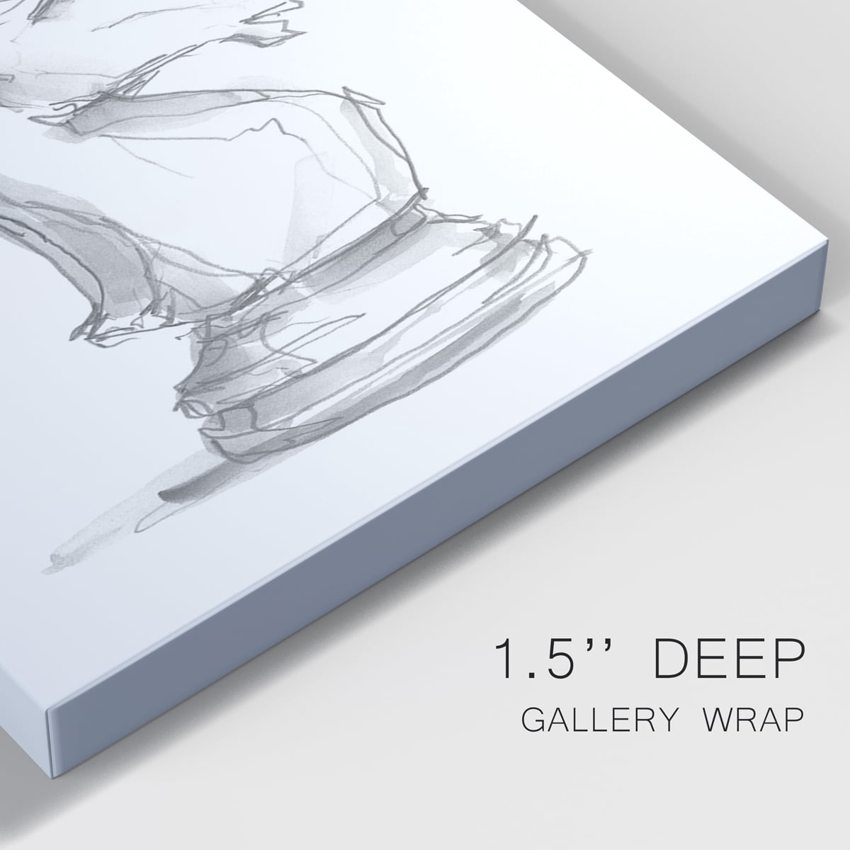 Chess Piece Study I Premium Gallery Wrapped Canvas - Ready to Hang - 32 x 48 Each