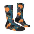 thumbnail image 4 of Yiaed Owls In Cartoon Style Print Great elasticity Crew Socks Sports socks for Men and Women, 4 of 5