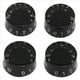 thumbnail image 2 of 8 Piezas Perillas de Sombrero de Guitarra Eléctrica Perillas de Control de Tono de Volumen de Velocidad Compatibles para Guitarra de Estilo de LP, 2 of 9