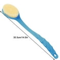 thumbnail image 3 of Naiovety Cepillo de Ducha Corporal Mango Largo - Cepillo Lavador Trasero para Ducha - Largo Juegos de accesorios de baño azul, 3 of 4