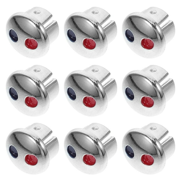 MLINS  10 Pcs Hot and Cold Water Indicator Buttons Faucet Logo